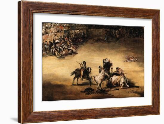 The Bullfight-Francisco de Goya-Framed Giclee Print