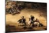 The Bullfight-Francisco de Goya-Mounted Giclee Print