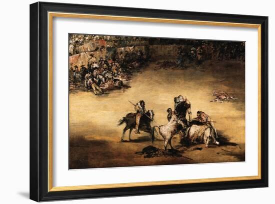 The Bullfight-Francisco de Goya-Framed Giclee Print