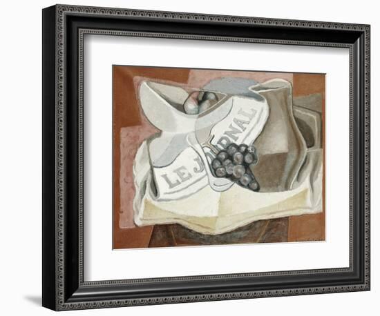 The Bunch of Grapes; La Grappe de Raisins, 1925-Juan Gris-Framed Giclee Print