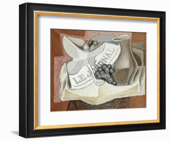 The Bunch of Grapes; La Grappe de Raisins, 1925-Juan Gris-Framed Giclee Print