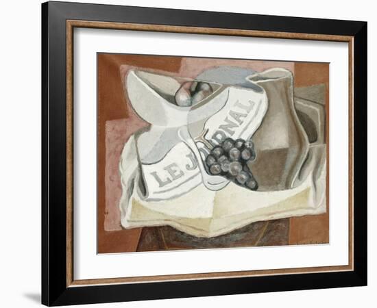 The Bunch of Grapes; La Grappe de Raisins, 1925-Juan Gris-Framed Giclee Print