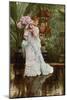 The Bunch of Lilacs, 1875-Sir Lawrence Alma-Tadema-Mounted Giclee Print