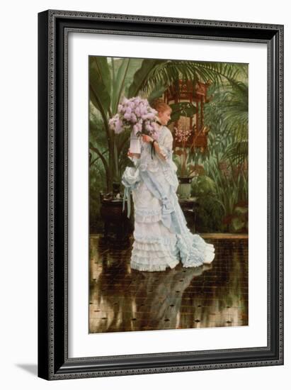 The Bunch of Lilacs, 1875-Sir Lawrence Alma-Tadema-Framed Giclee Print