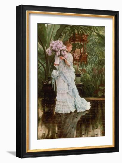 The Bunch of Lilacs, 1875-Sir Lawrence Alma-Tadema-Framed Giclee Print