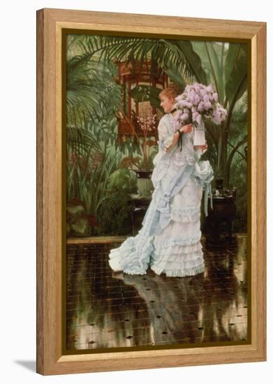 The Bunch of Lilacs, 1875-James Jacques Joseph Tissot-Framed Premier Image Canvas