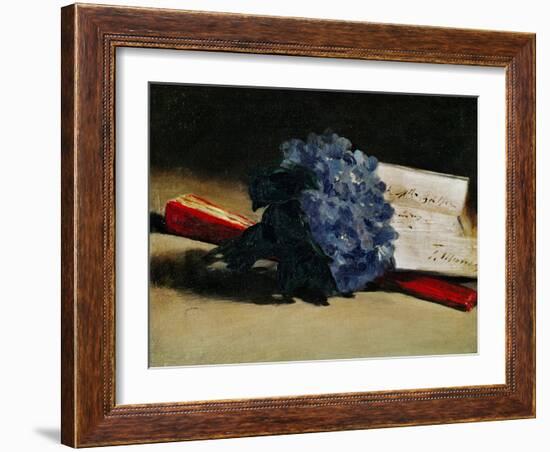 The Bunch of Violets, 1872-Edouard Manet-Framed Giclee Print