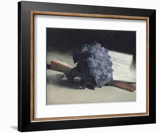 The Bunch of Violets-Edouard Manet-Framed Giclee Print