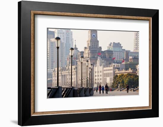 The Bund, Early Morning, Shanghai, China-Peter Adams-Framed Photographic Print