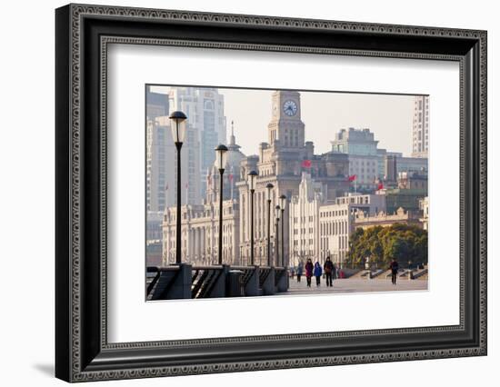 The Bund, Early Morning, Shanghai, China-Peter Adams-Framed Photographic Print