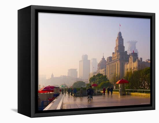 The Bund, Shanghai, China-Michele Falzone-Framed Premier Image Canvas