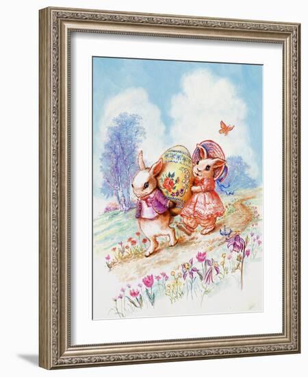 The Bunny Trail-Judy Mastrangelo-Framed Giclee Print