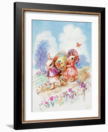 The Bunny Trail-Judy Mastrangelo-Framed Giclee Print