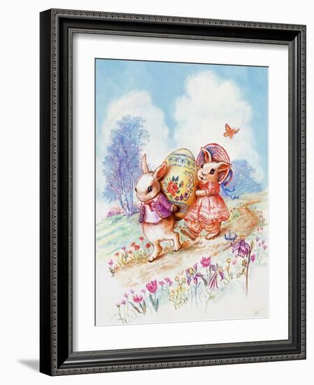 The Bunny Trail-Judy Mastrangelo-Framed Giclee Print