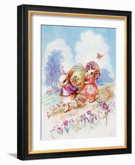 The Bunny Trail-Judy Mastrangelo-Framed Giclee Print