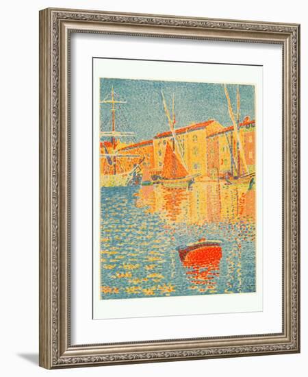 The Buoy (La Bouee), 1894-Paul Signac-Framed Giclee Print