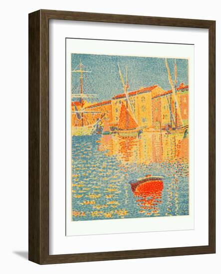 The Buoy (La Bouee), 1894-Paul Signac-Framed Giclee Print