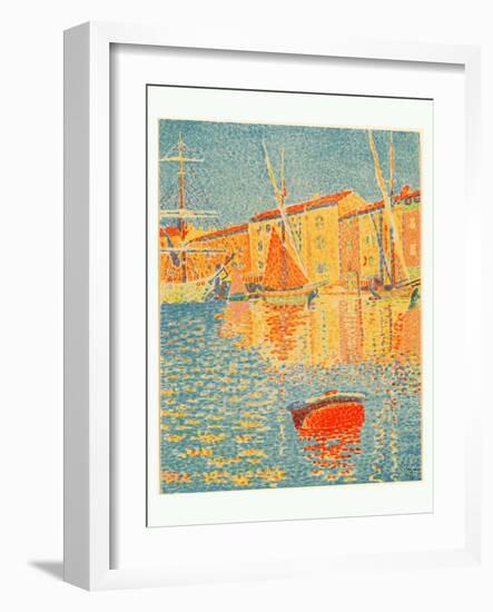 The Buoy (La Bouee), 1894-Paul Signac-Framed Giclee Print