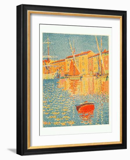 The Buoy (La Bouee), 1894-Paul Signac-Framed Giclee Print