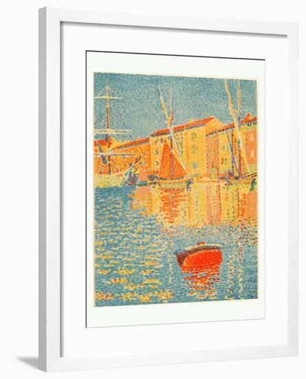 The Buoy (La Bouee), 1894-Paul Signac-Framed Giclee Print