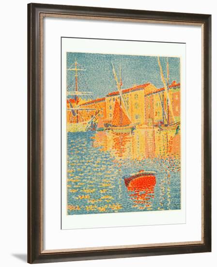 The Buoy (La Bouee), 1894-Paul Signac-Framed Giclee Print