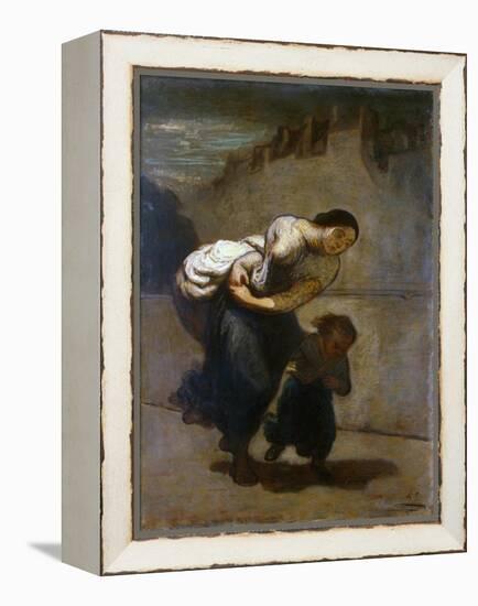 The Burden, 1850-1852-Honore Daumier-Framed Premier Image Canvas