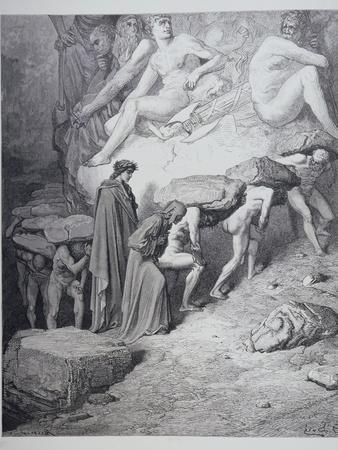 Gustave Doré Divine Comedy Set: Dante's Inferno & Purgatory and