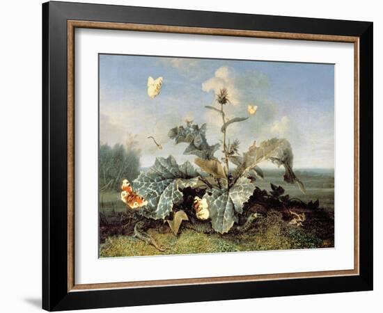 The Burdock Bush-Otto Marseus Van Schrieck-Framed Giclee Print