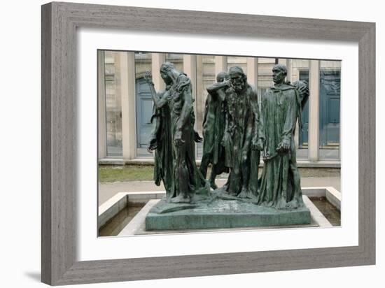 The Burghers of Calais,1885-1895, Sculpture by Auguste Rodin (1840-1917) (Sculpture)-Auguste Rodin-Framed Giclee Print