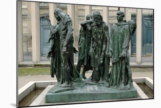 The Burghers of Calais,1885-1895, Sculpture by Auguste Rodin (1840-1917) (Sculpture)-Auguste Rodin-Mounted Giclee Print