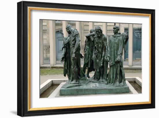 The Burghers of Calais,1885-1895, Sculpture by Auguste Rodin (1840-1917) (Sculpture)-Auguste Rodin-Framed Giclee Print