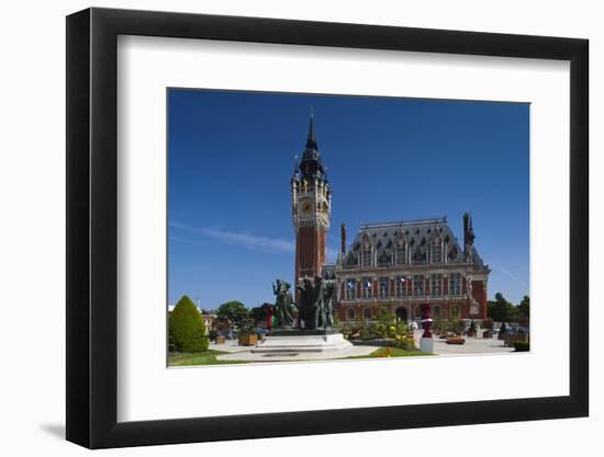 The Burghers of Calais by Rodin, Calais, Pas De Calais, France-Walter Bibikow-Framed Photographic Print