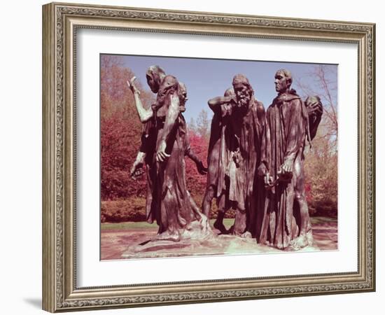 The Burghers of Calais-Auguste Rodin-Framed Giclee Print