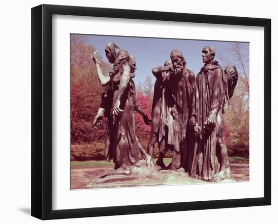 The Burghers of Calais-Auguste Rodin-Framed Giclee Print