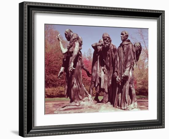 The Burghers of Calais-Auguste Rodin-Framed Giclee Print
