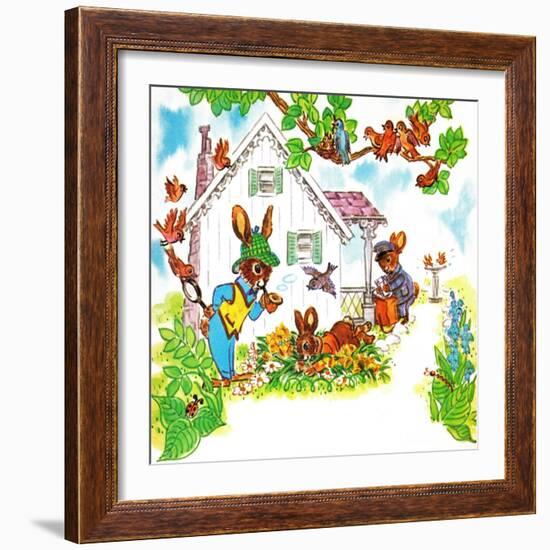 The Burglar - Jack & Jill-Peggie Geiszel-Framed Giclee Print