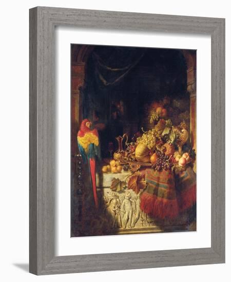 The Burgomaster's Dessert, 1860-George Lance-Framed Giclee Print