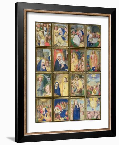 The Burial of Christ, from the 'Stein Quadriptych'-Simon Bening-Framed Giclee Print