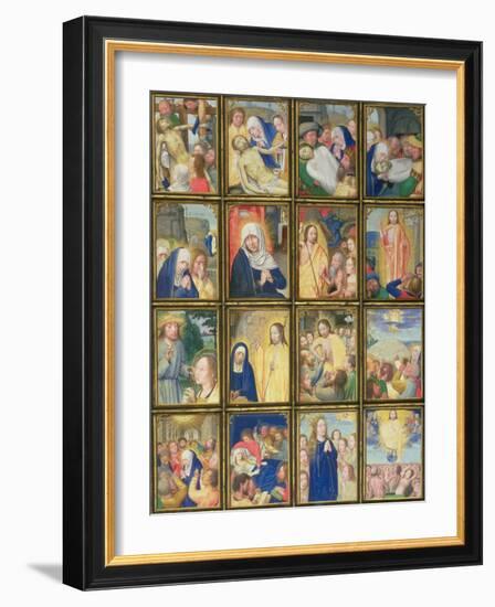 The Burial of Christ, from the 'Stein Quadriptych'-Simon Bening-Framed Giclee Print