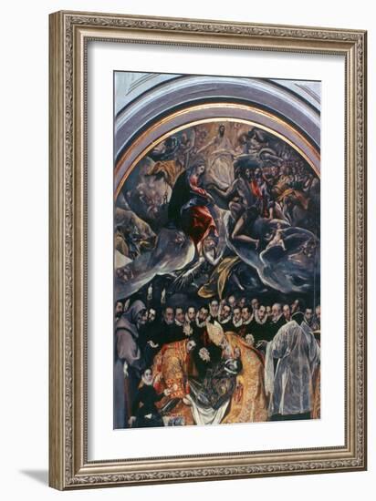 The Burial of Count Orgaz' (Detail), 1586-1588-El Greco-Framed Giclee Print