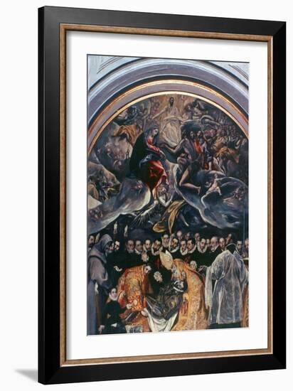 The Burial of Count Orgaz' (Detail), 1586-1588-El Greco-Framed Giclee Print