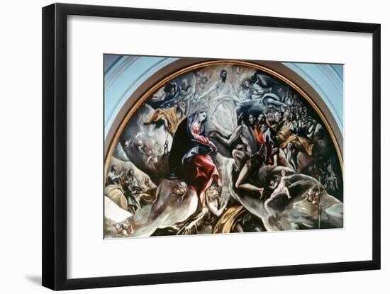 The Burial of Count Orgaz' (Detail), 1586-1588-El Greco-Framed Giclee Print