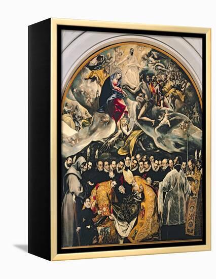 The Burial of Count Orgaz, from a Legend of 1323, 1586-88-El Greco-Framed Premier Image Canvas