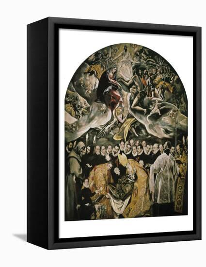 The Burial of Count Orgaz-El Greco-Framed Stretched Canvas