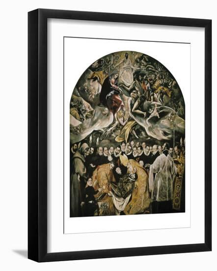 The Burial of Count Orgaz-El Greco-Framed Art Print