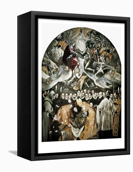 The Burial of Count Orgaz-El Greco-Framed Stretched Canvas
