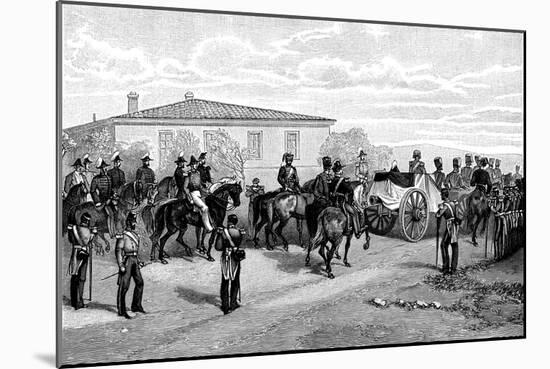The Burial of Lord Raglan Near Sevastopol, Crimea, Russia, 1855-William Simpson-Mounted Giclee Print
