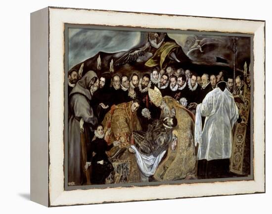 The Burial of the Count of Orgaz, 1586-1588-Jorge Manuel Theotocopuli-Framed Premier Image Canvas