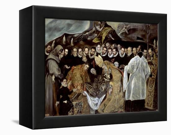 The Burial of the Count of Orgaz, 1586-1588-Jorge Manuel Theotocopuli-Framed Premier Image Canvas