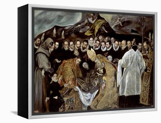 The Burial of the Count of Orgaz, 1586-1588-Jorge Manuel Theotocopuli-Framed Premier Image Canvas